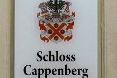 Schloss Cappenberg | Hinweis am Torhaus